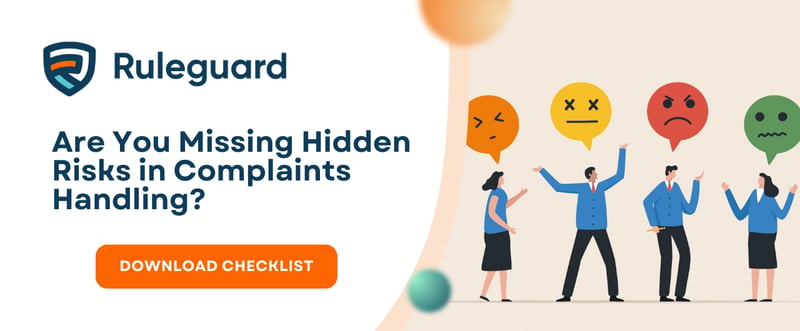 Webinar Checklist - Complaints Management Gap Identification