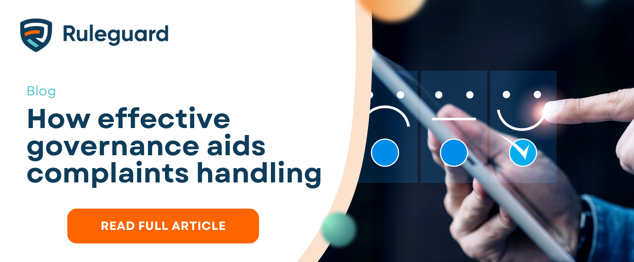 How effective governance aids complaints handling