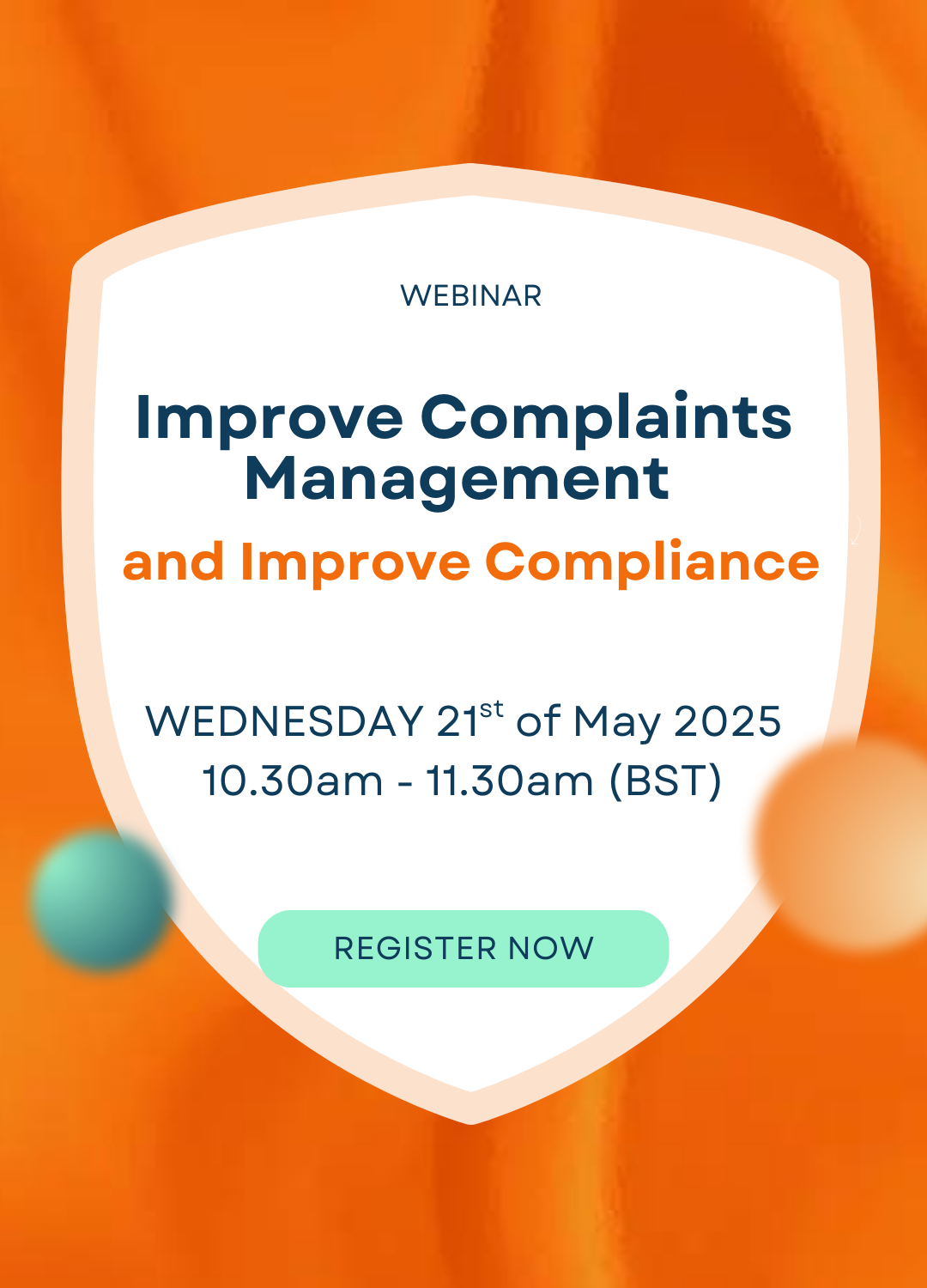May 25 - Improve Complaints Management and Improve Copliance (1)
