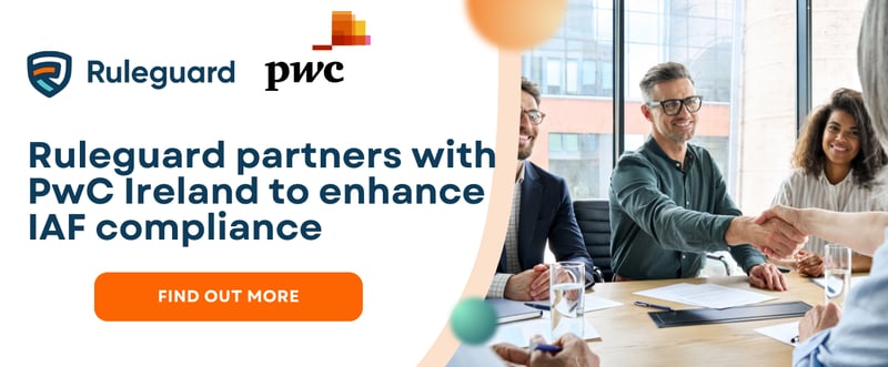 Ruleguard announces strategic partnership with PwC Ireland, to strengthen compliance with the Individual Accountability Framework