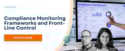 Compliance Monitoring Frameworks and Front-Line Control