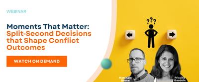 Moments That Matter: Split‑Second Decisions that Shape Conflict Outcomes