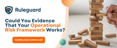 Operational risk framework checklist