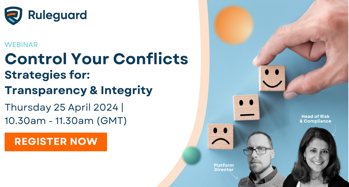 Upcoming Webinar: Control Your Conflicts: Strategies for Transparency & Integrity